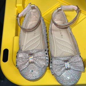Glittery Bow Kids Shoes by OshKosh B'gosh - Pink